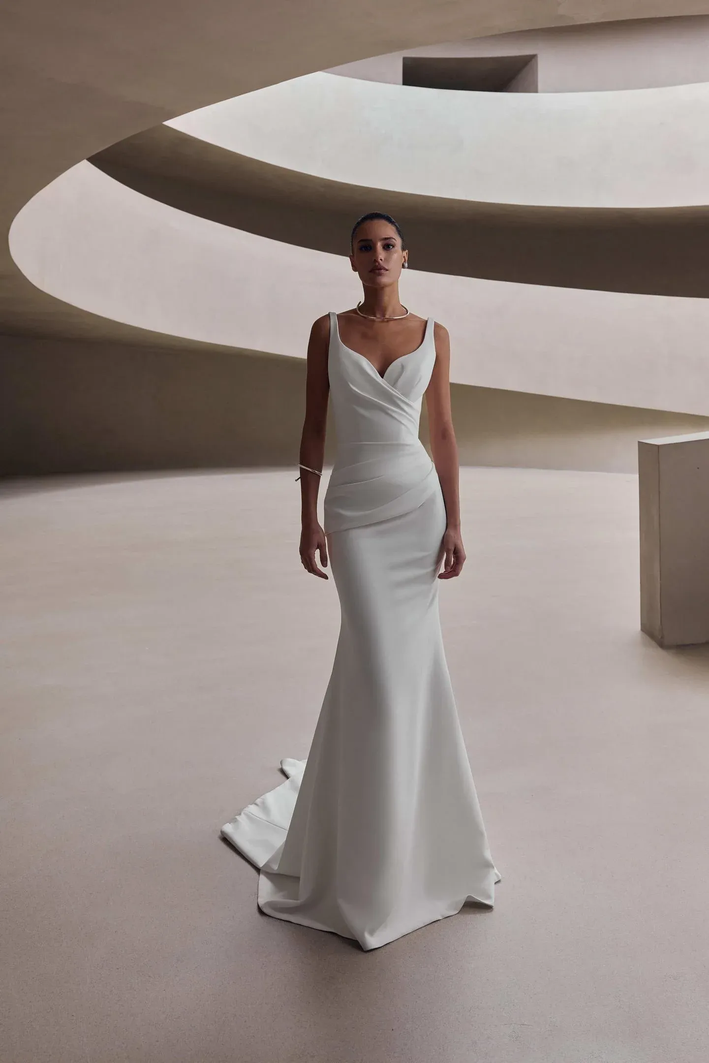 ROBE DE MARIÉE LYRIELLE SIRÈNE MILLA NOVA COLLECTION 2027  CHEZ SONIAB MARSEILLE