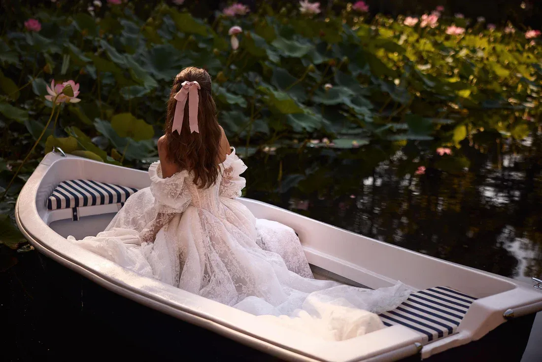 ROBE DE MARIÉE PRINCESSE MELROSE MILLA NOVA COLLECTION 2027 CHEZ SONIAB MARSEILLE