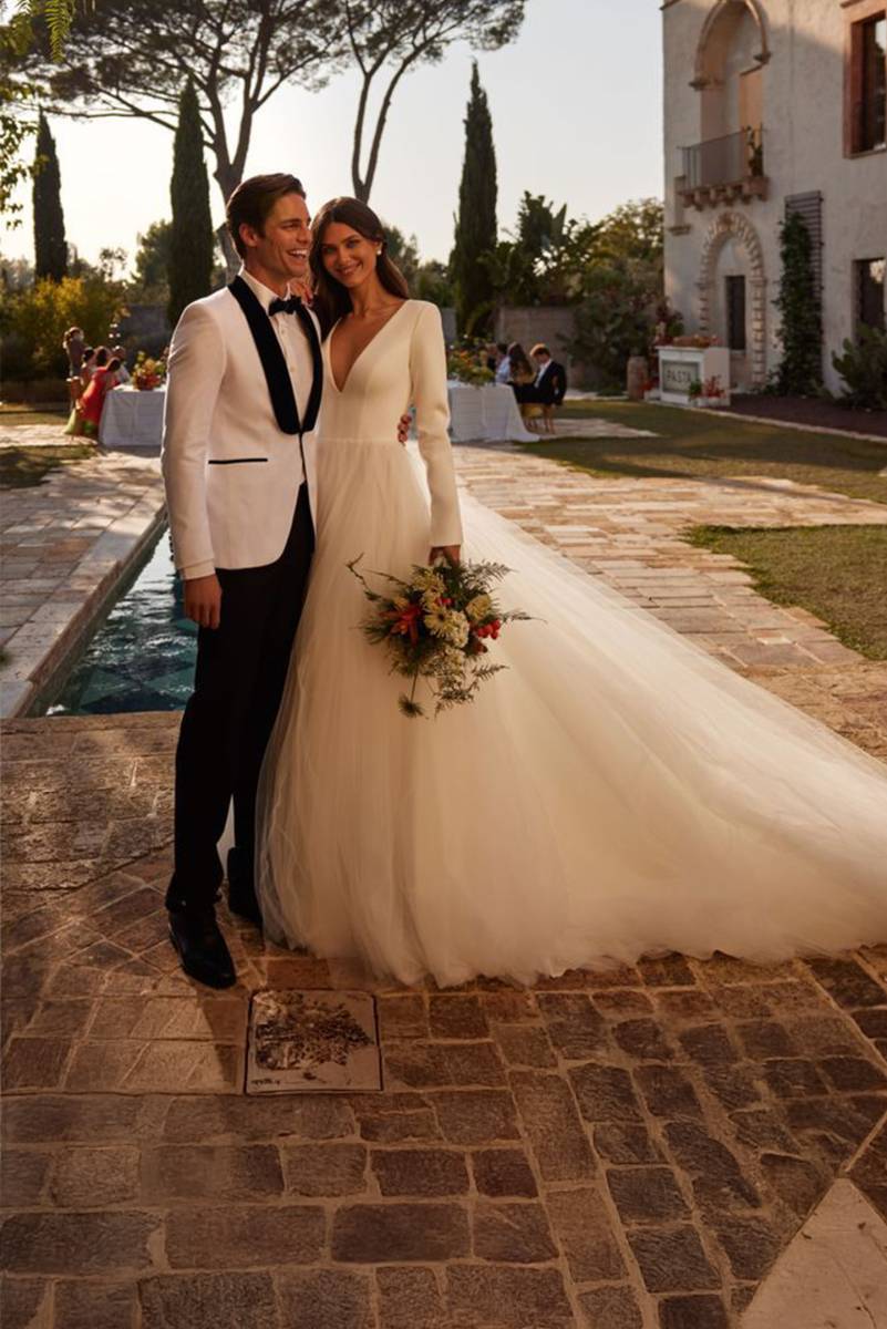 Robe de mariée manches longues Milla Nova Bestia Marseille