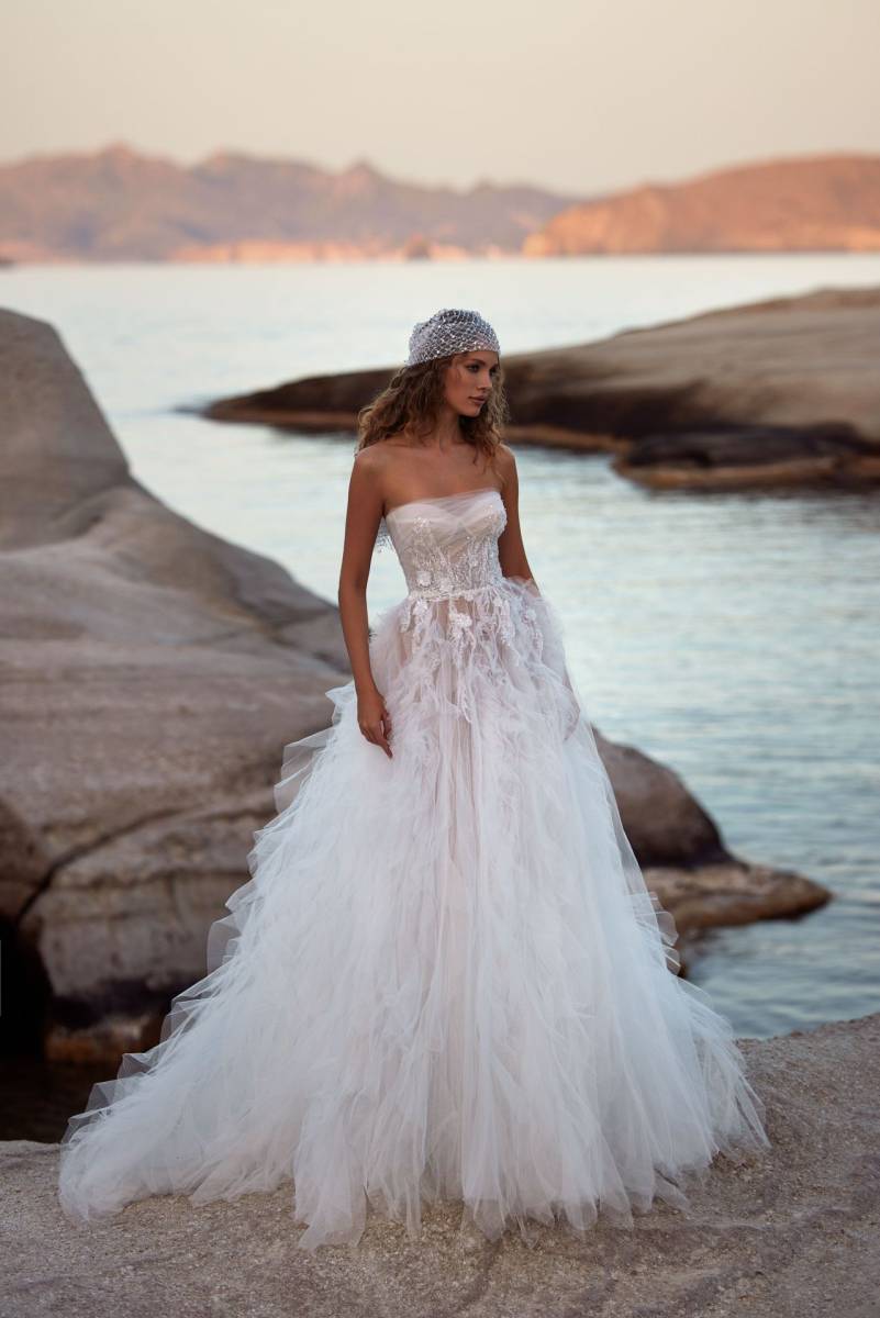 Robe de mariée tulle volants Milla Nova Zoraida Marseille