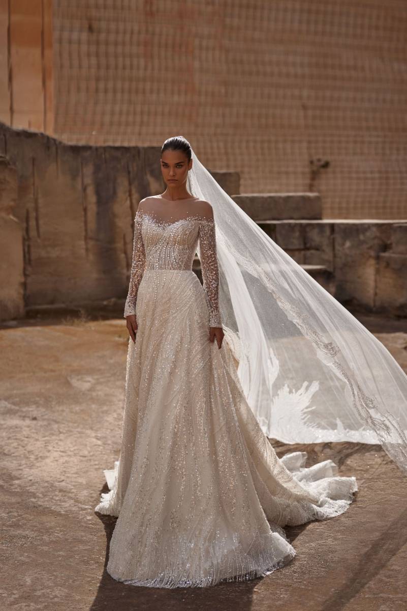 robe de mariée milla nova forme princesse marseille