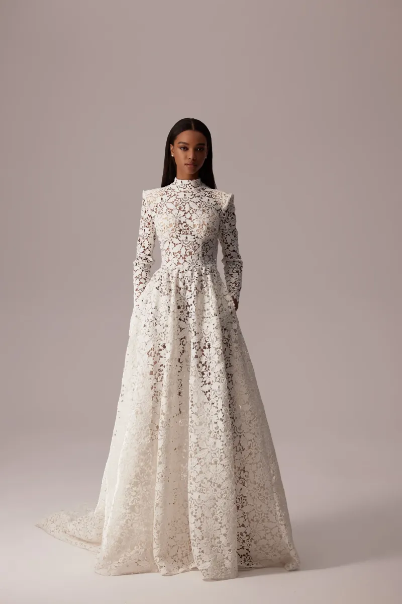 robe de mariée princesse manches longues milla nova